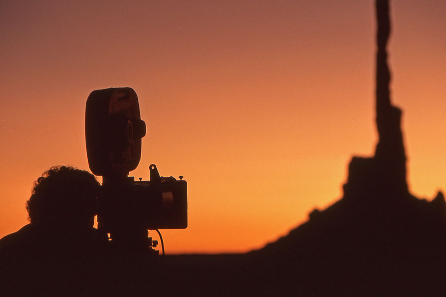 IMAGE: Shooting at sunset in the desert