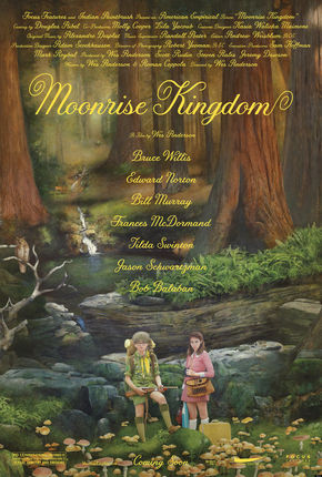 Image: Moonrise Kingdom forest poster