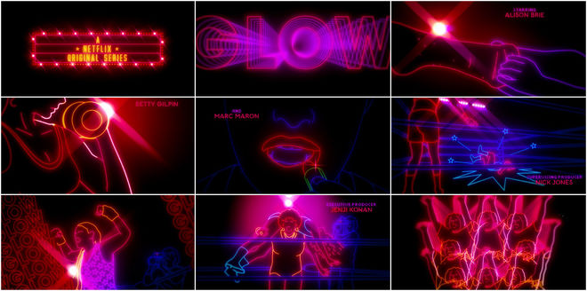VIDEO: Title Sequence – Glow (2017)
