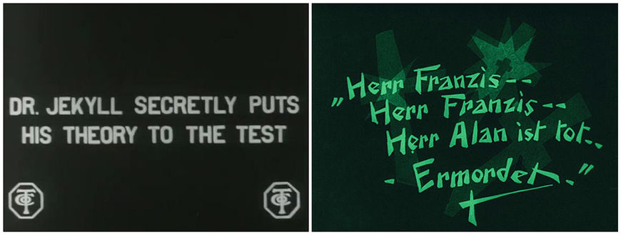 IMAGE: Intertitle Comparison