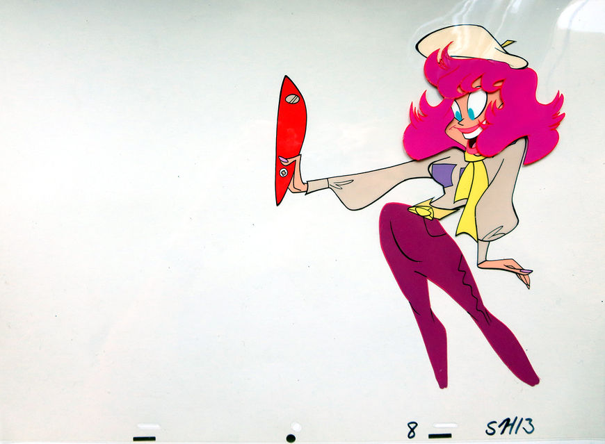 IMAGE: Animation cel – Phyllis and her swiss army knife