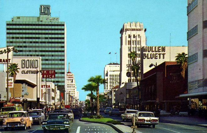 IMAGE: Los Angeles Wilshire Boulevard 1960s