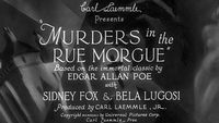 Murders in the Rue Morgue