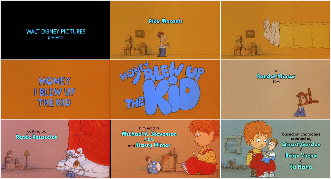Honey, I Blew Up the Kid (1992) — Art of the Title