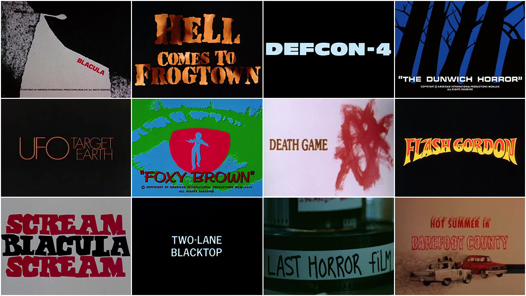 Vigilantes, Psychopaths, and Road Warriors: B-Movie Title Design of the 1970s & 1980s