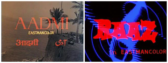 Traditional main title credits