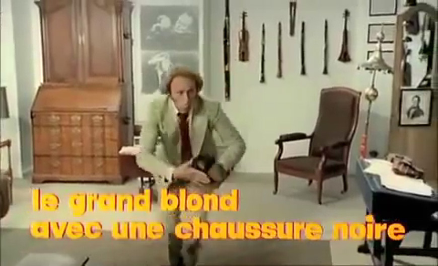 Film Le Grand Blond Avec Une Chaussure Noire Streaming The Tall Blond Man with One Black Shoe (1972) — Art of the Title